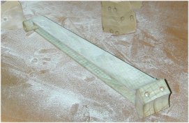 Laminated Object Modelling - abgeschliffenes einzelnes Segment