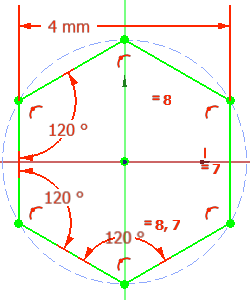 Screenshot stabiles Sechseck