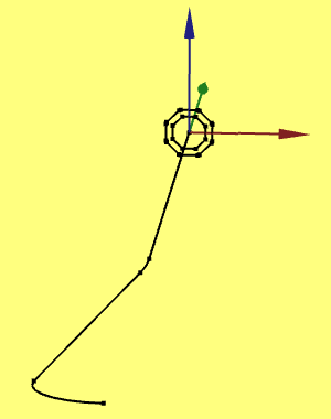 Screenshot der Skizzen f&uuml;r den Stiel