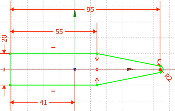 Screenshot bema&szlig;te Skizze