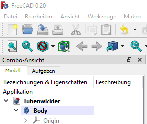 Screenshot Baumansicht - K&ouml;rper