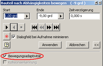 Schalter:Bewegungsadaptivit&auml;t