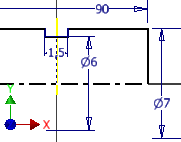 Skizze f&uuml;r den Druckstift